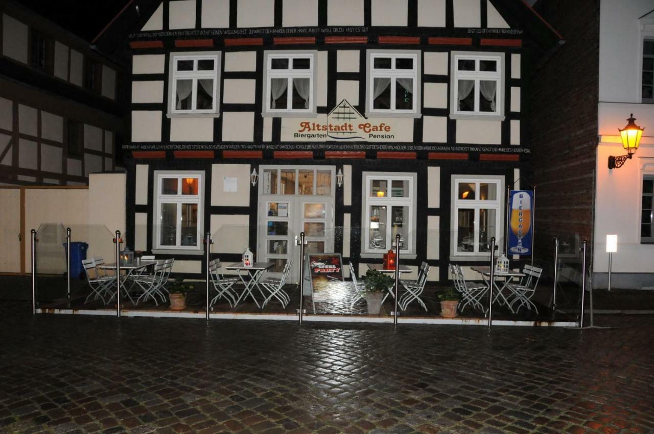 Altstadt Cafe Hotel Havelberg Exterior photo